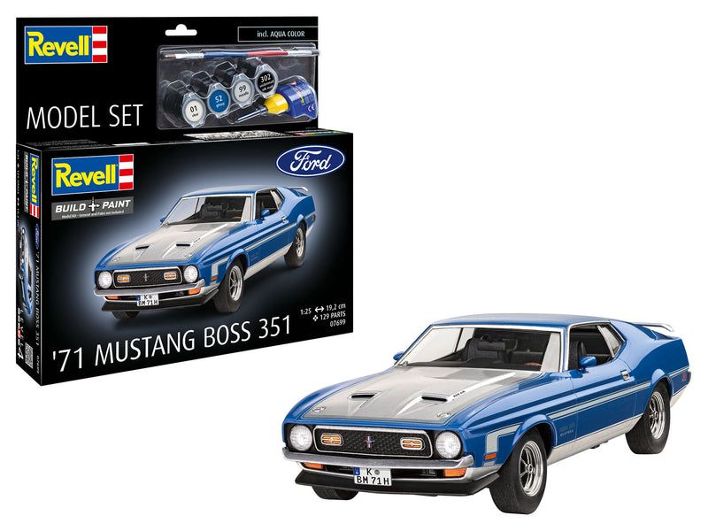 1:25 '71 Mustang Boss 351 - Model Set
