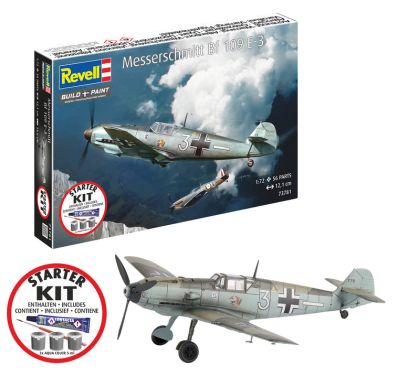 1:72 Messerschmitt Bf109E-3 - Starter Kit