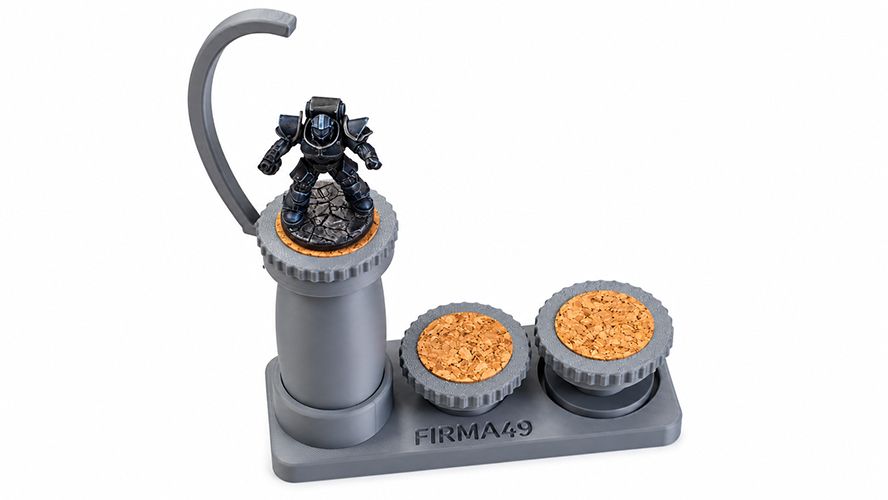 Miniature Painting Holder - Cork