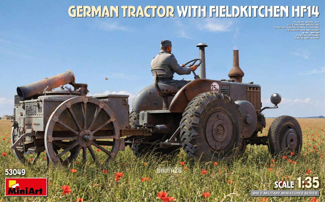 1:35 German Tractor with Fieldkitchen HF14
