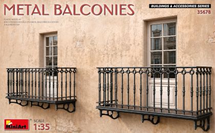 1:35 Metal Balconies