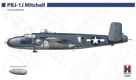 1:72 PBJ-1J Mitchell w/Resin parts