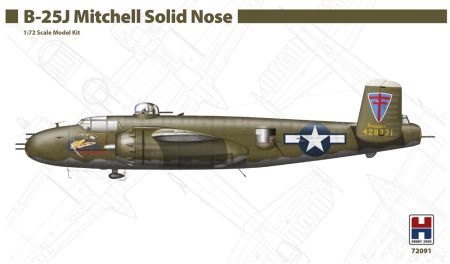 1:72 B-25J Mitchell Solid Nose