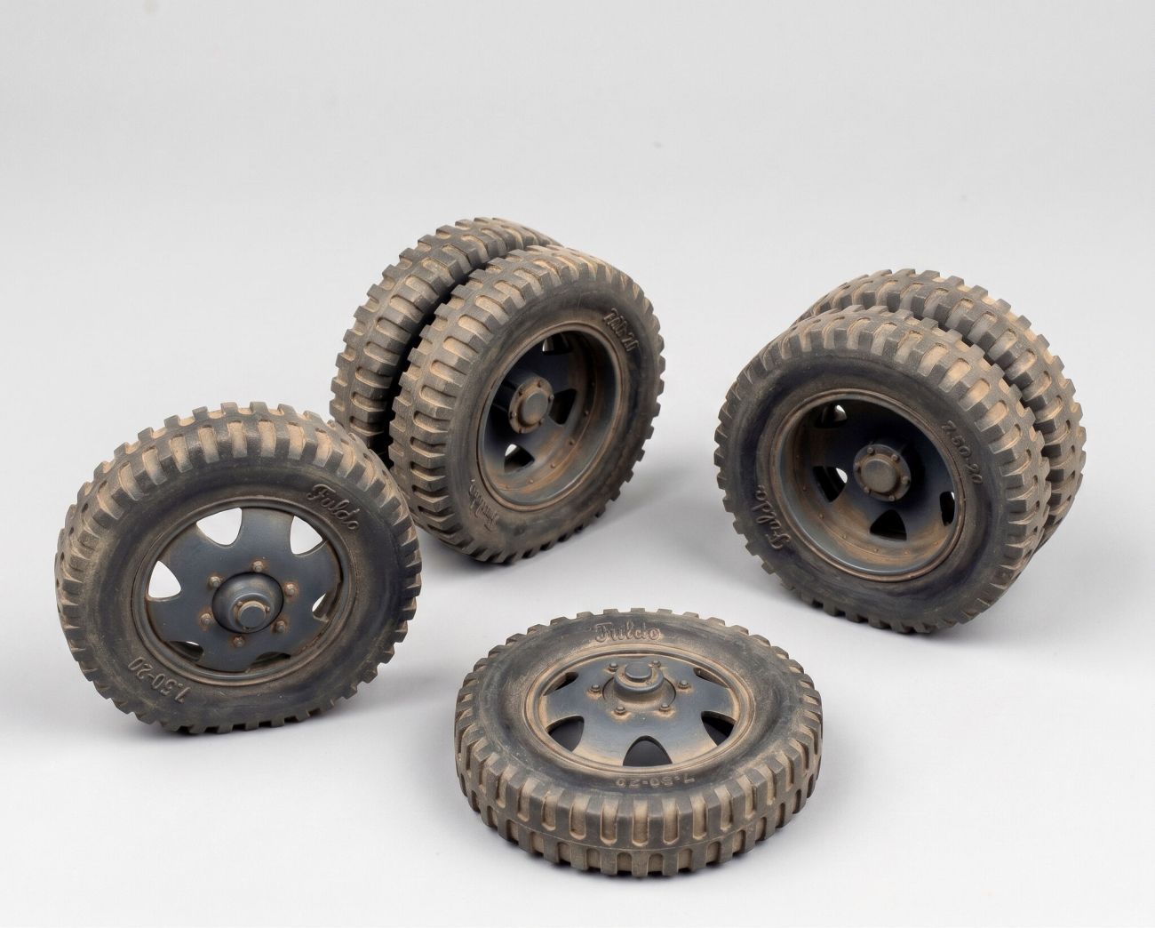 1:35 Mercedes Benz L-1500 4x2 - Sagged Wheels (3D-Printed)