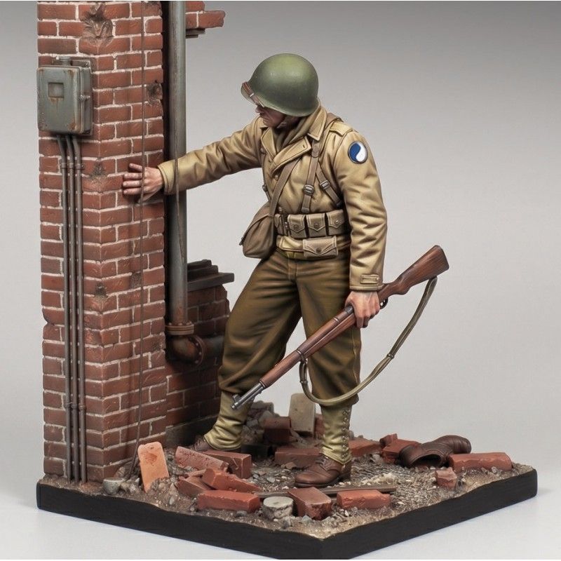 1:35 US WWII Soldier Silent Watch without Base (1 Figure / 3D-Printed)