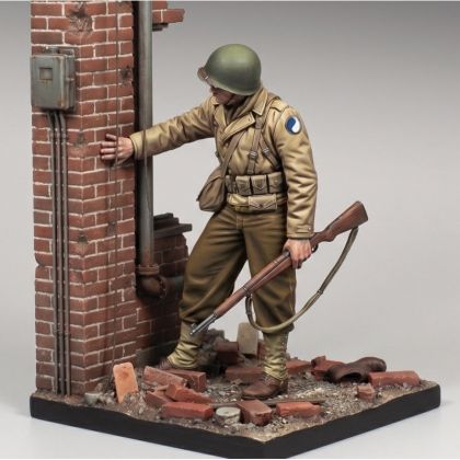 1:35 US WWII Soldier Silent Watch without Base (1 Figure / 3D-Printed)