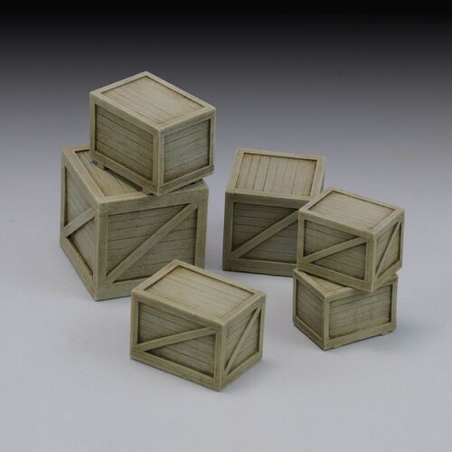 1:35 Wooden Cargo Crates Assorted Set
