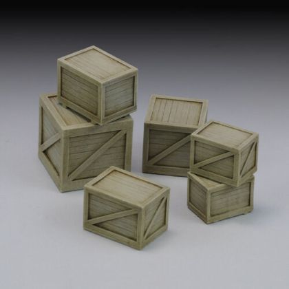 1:35 Wooden Cargo Crates Assorted Set