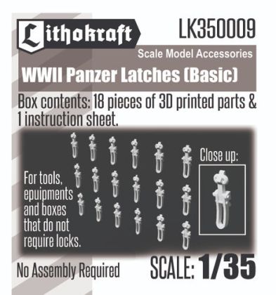 1:35 WWII Panzer Latches (Basic)