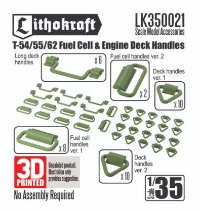 1:35 T-54/55/62 Fuel Cell And Engine Deck Handles