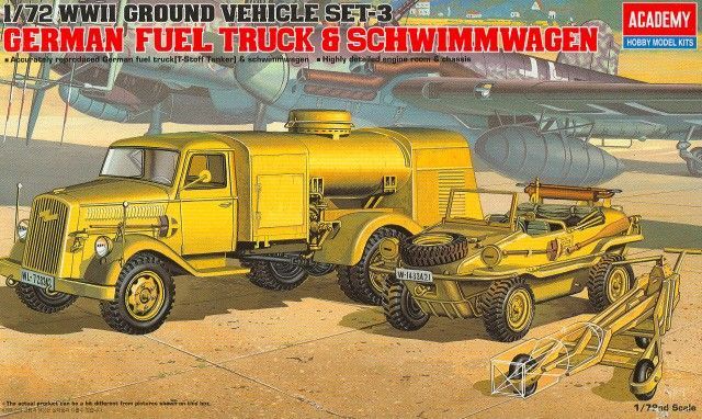 1:72 German Fuel Truck + Schwimmwagen