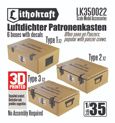 1:35 Luftdicter Patronenkasten