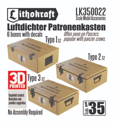 1:35 Luftdicter Patronenkasten