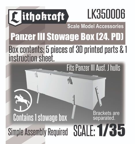 1:35 Panzer III Stowage Box (24.PD)