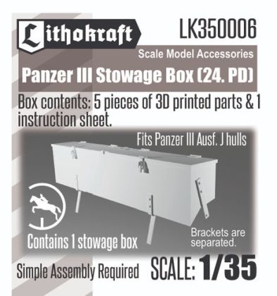 1:35 Panzer III Stowage Box (24.PD)