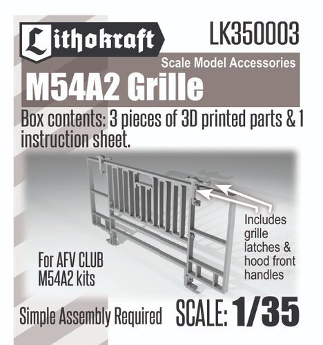 1:35 M54A2 Grille (For AFV Club Kits)