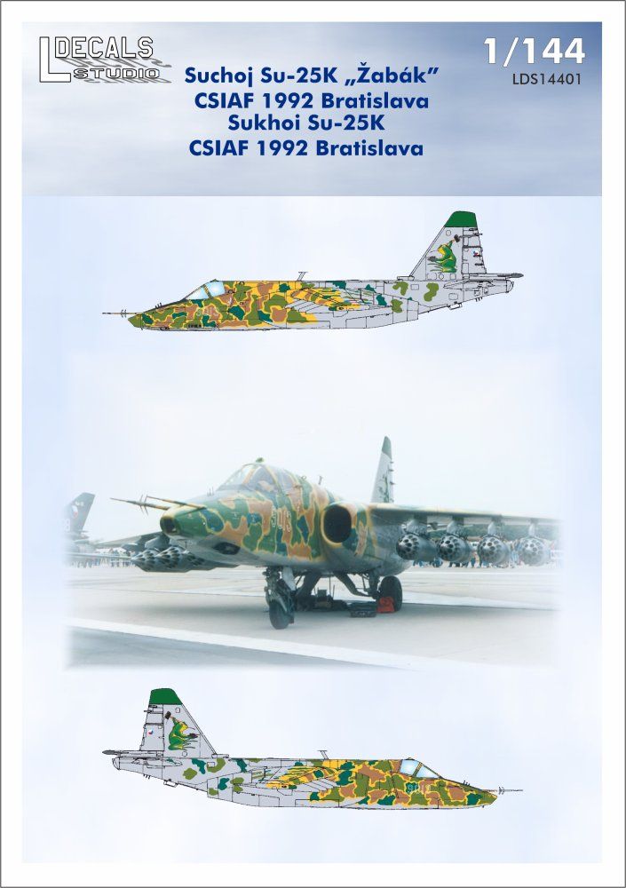 1:144 Decals Sukhoi Su-25K 