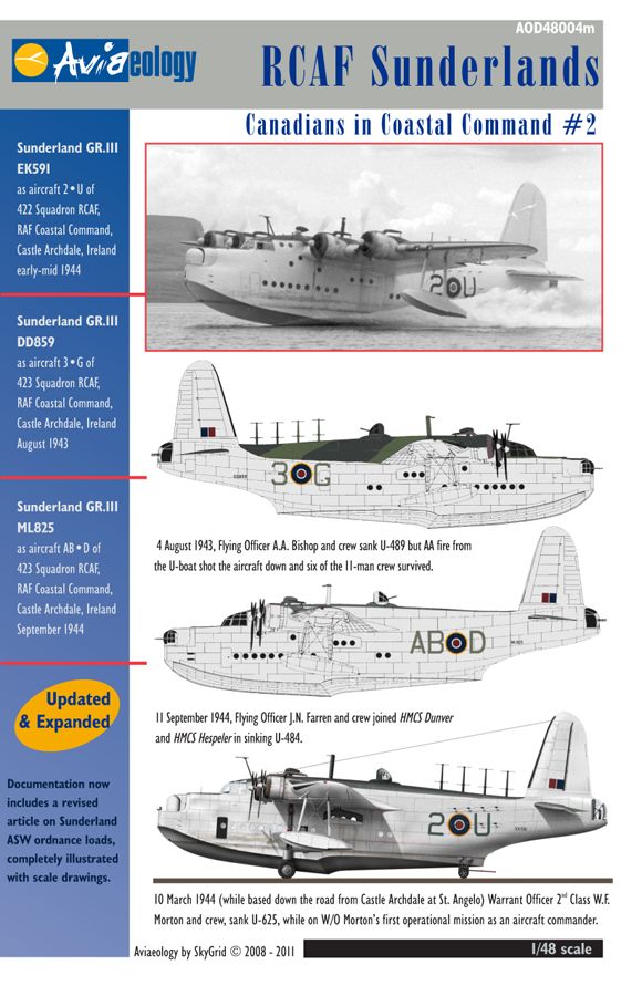 1:48 RCAF Short Sunderlands GR.III