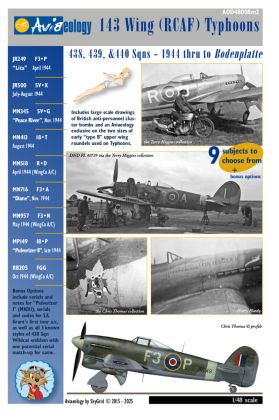 RCAF Hawker Typhoons - 1944 to Bodenplatte
