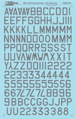 RAF and FAA Codes: 36