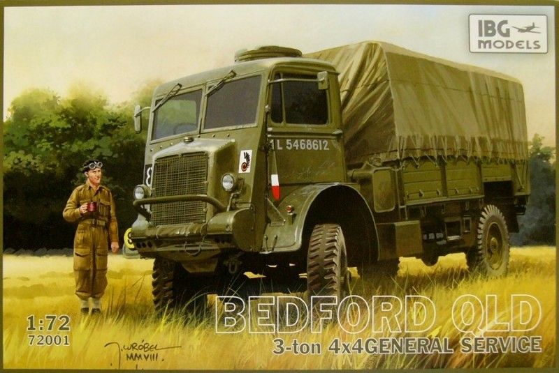 1:72 Bedford QLD 3 ton 4x4 General service