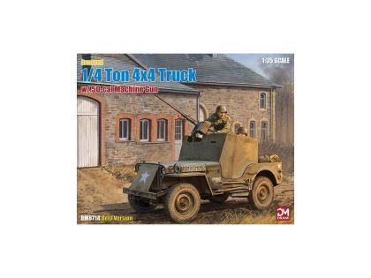 1:35 Armored 1/4 Ton 4x4 Truck w/.50-cal Machinegun
