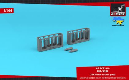 1:144 UB-32M 32x57 mm Rocket Pods (12 pcs)