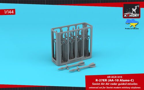 1:144 R-27ER (AA-10 Alamo-C) - Air-to-Air Radar Guided Missiles (12 pcs / 3D-Printed)