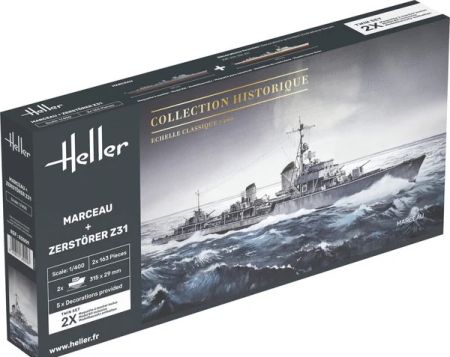 1:400 Twin Set Marceau + Zerstörer Z31