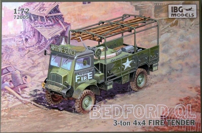1:72 Bedford QLR 3 ton 4x4 Fire Tender