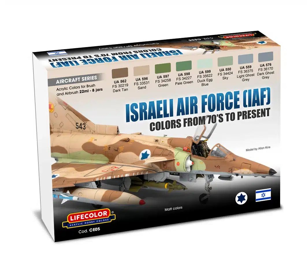 CE05 - Israeli Air Force Colors from 1970's to Present