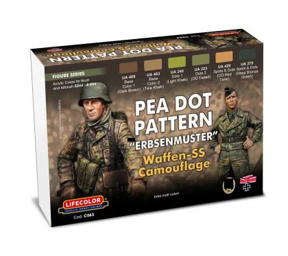 CS63 - Waffen SS Pea Dot Pattern Erbsenmuster