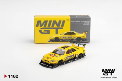 1:64 Nissan GTR (R34) Skyline Super Silhouette Sport Yellow 2025