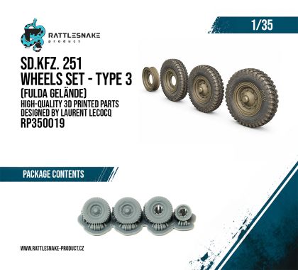 1:35 Sd.Kfz. 251 Wheel Set Type 3 – Fulda Gelände