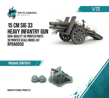 1:72 15 cm sIG 33 Heavy Infantry Gun