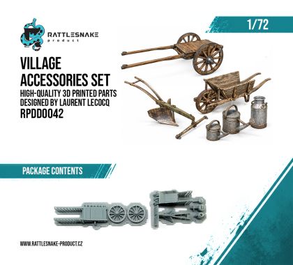 1:72 Village Accessories Set