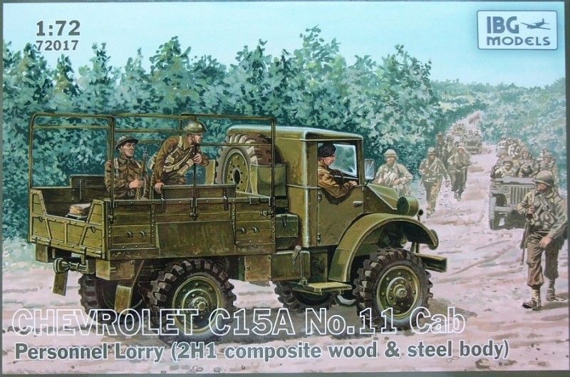 1:72 Chevrolet C15A No.11 Cab Personnel Lorry