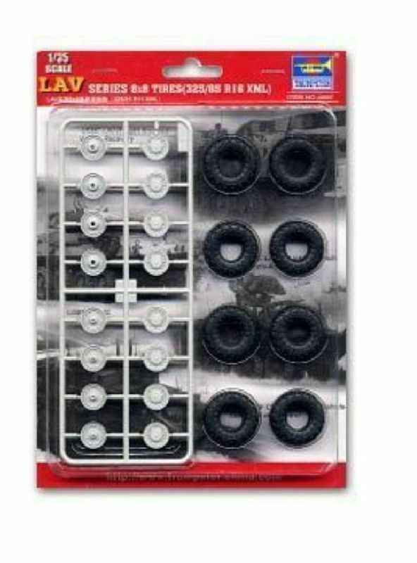 1:35 LAV seriers 8X8 tires 325/85/ R16 XML