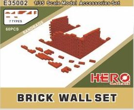 1:35 Brick Wall Set