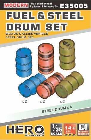 1:35 Modern Fuel & Steel Drum Set