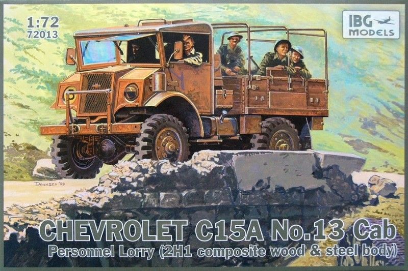 1:72 Chevrolet C15A No.13 Cab Personnel Lorry