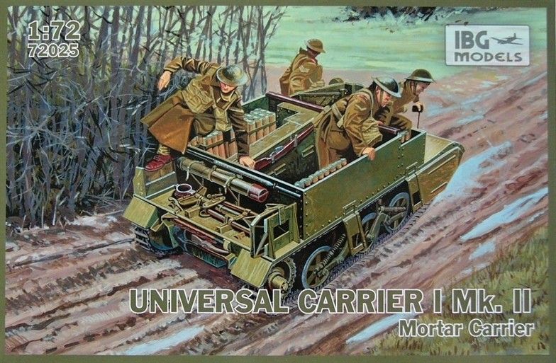 1:72 Universal Carrier I Mk.II MORTAR CARRIER