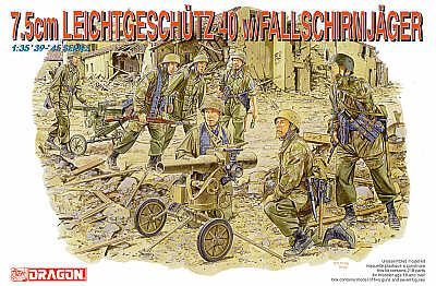 1:35 7.5cm Leichtgeschütz 40 w/Fallschirmjäger