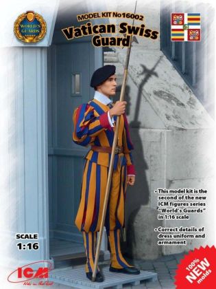 1:16 Vatican Swiss Guard
