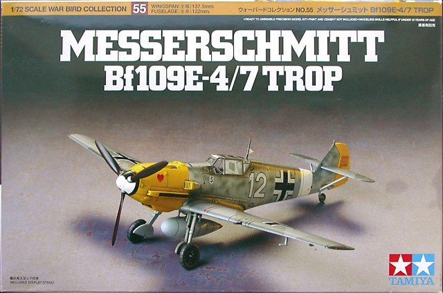 1:72 Messerschmitt Bf109E-4/7 Trop