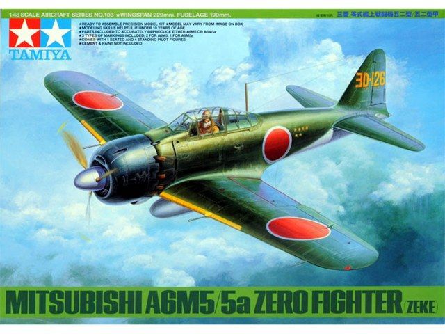 1:48 Mitsubishi A6M5/5a Zero Fighter (Zeke)