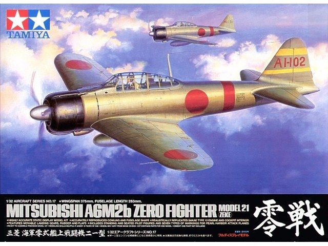 1:32 Mitsubishi A6M2b Zero Fighter Model 21 (Zeke)