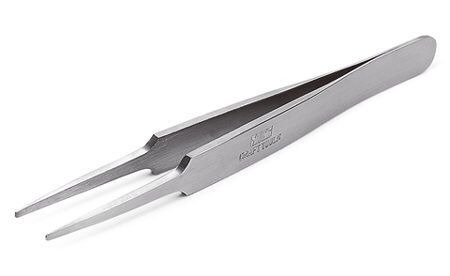 HG Straight Tweezers (Round Tip)
