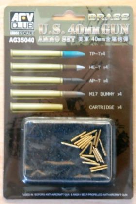 1:35 U.S. 40mm Gun Ammo Set