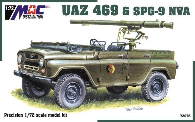 1:72 UAZ 469 + SPG-9 NVA